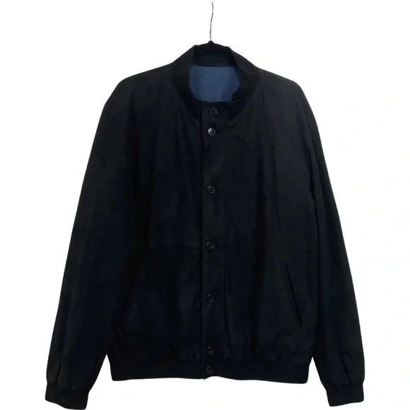 Amaretta | Jackets & Coats | Amaretto Mens Black Microfiber Jacket 